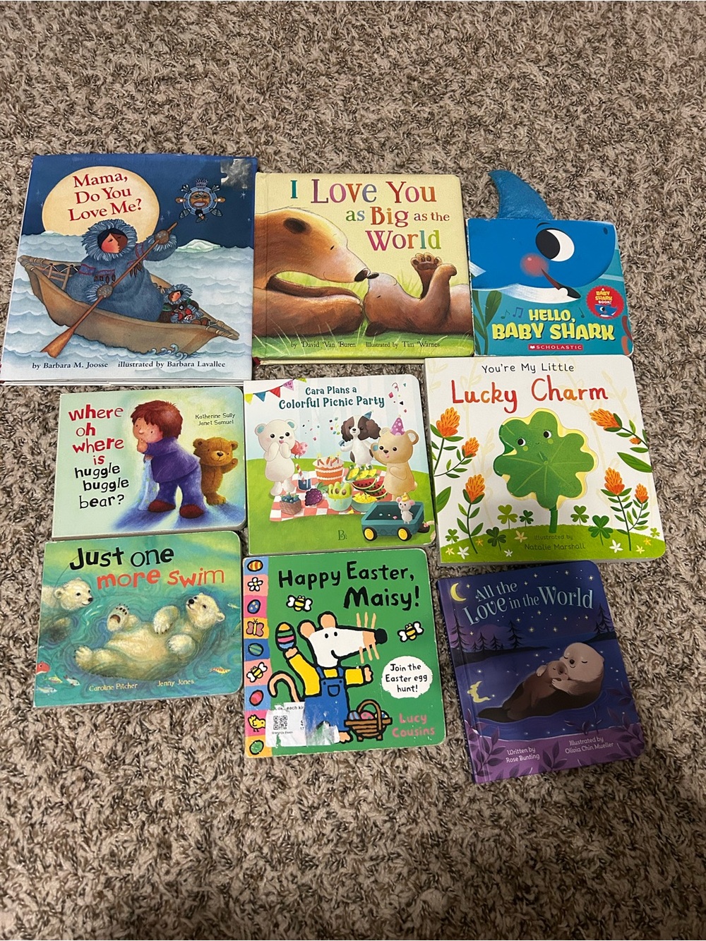 Bundle of 9 board books Toddler Baby